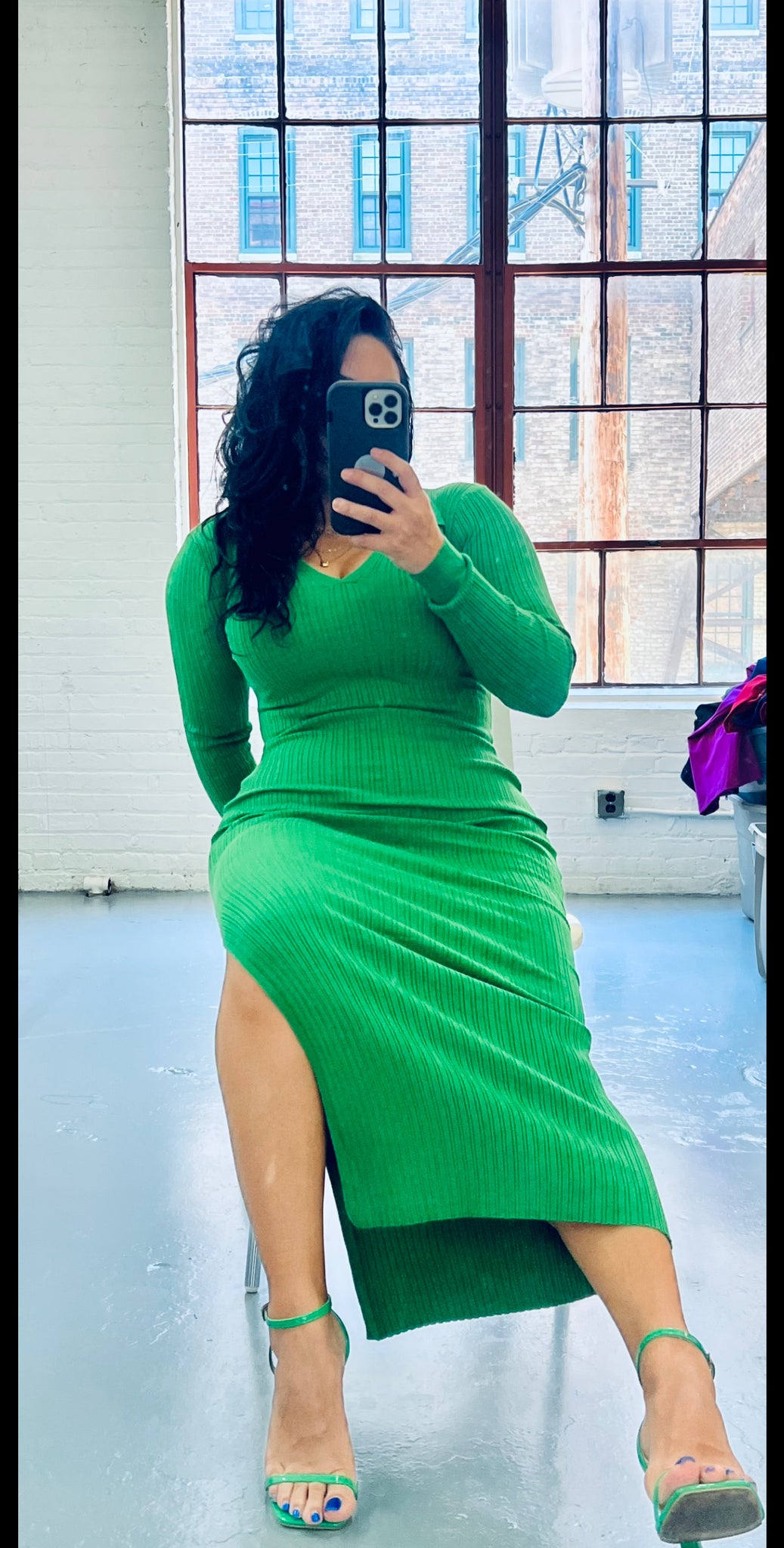 Lupe ribbed green