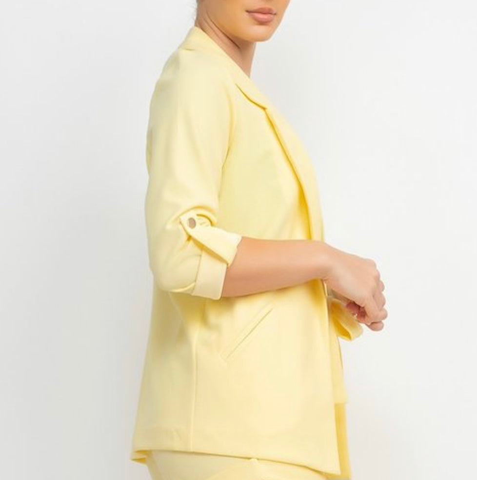 NANCY BLAZER YELLOW